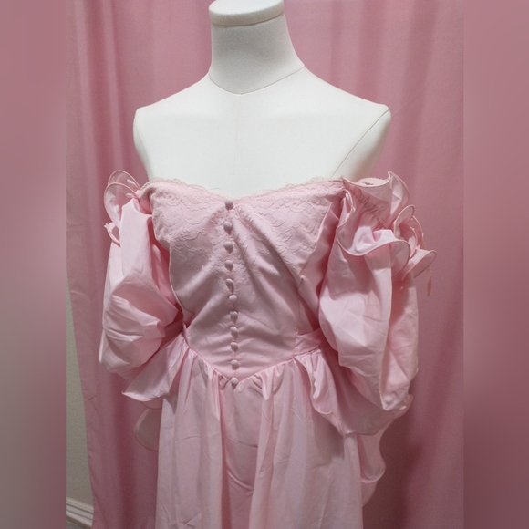 Vintage 1960s Pink Princess Dress - Picture 9 of 13